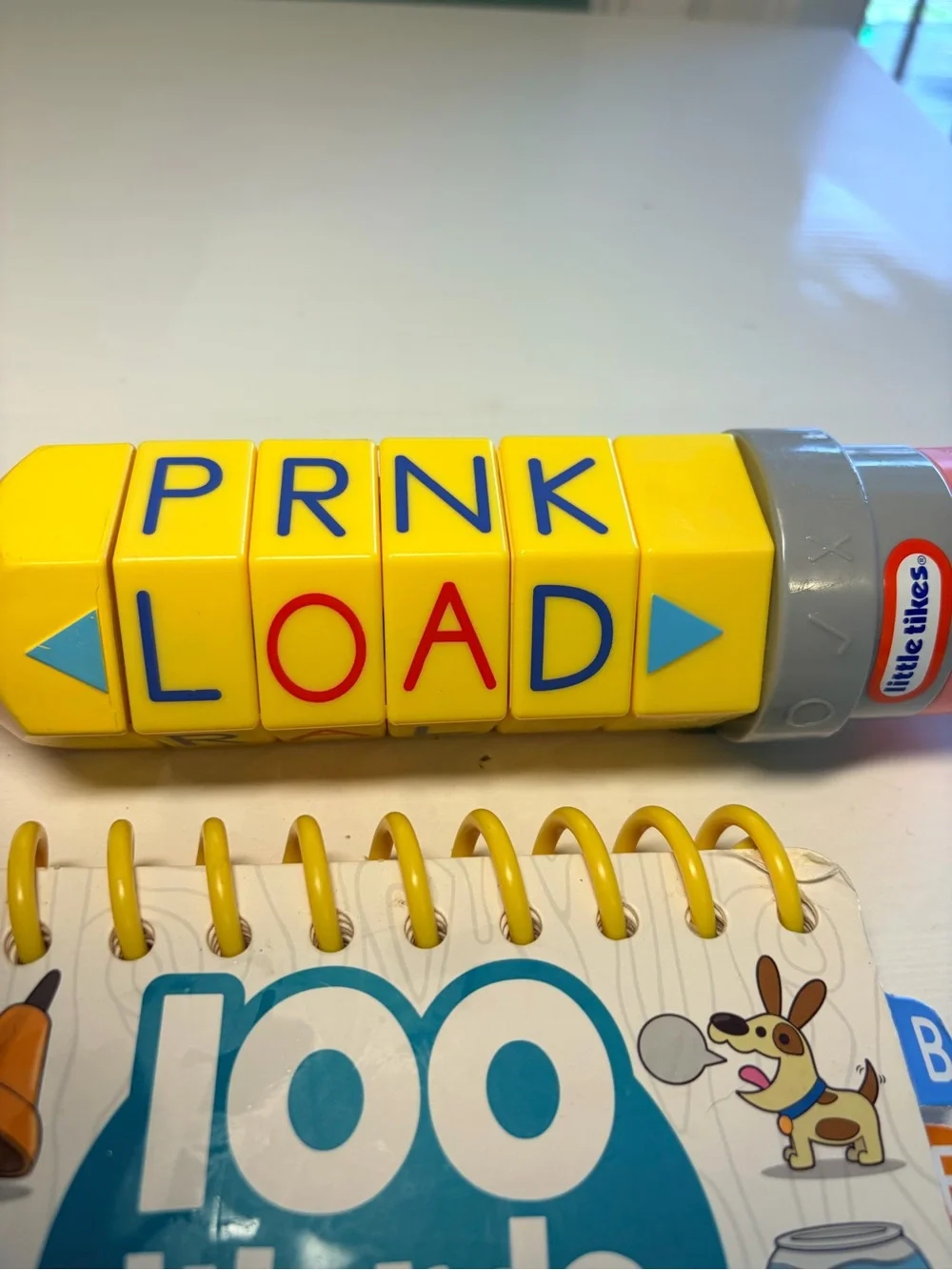 Little Tikes Learn Play 100 Words Spell Spin Pencil Interactive Spelling Toy